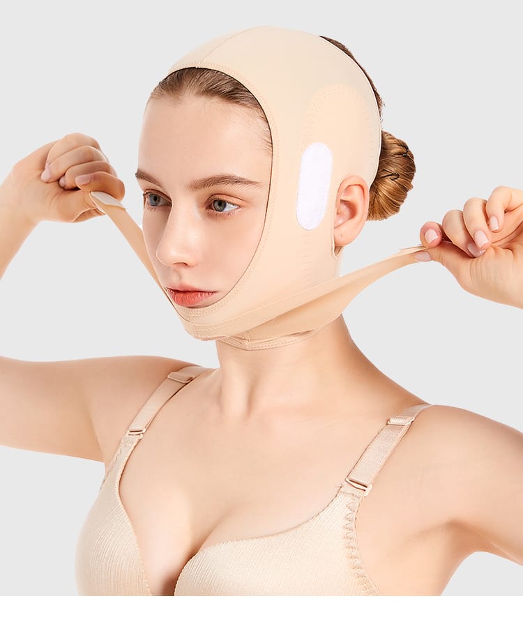 Face & Chin recovery garment on-body
