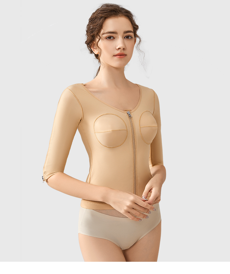 Arms recovery garment on-body