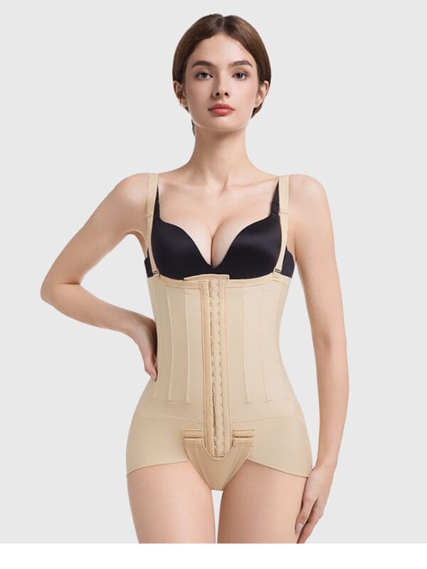 Sleeveless Front-Hook Post-Surgery Compression Bodysuit