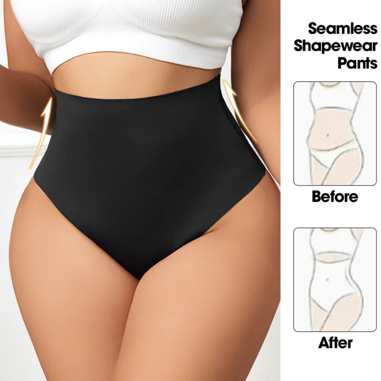 High-Waist Tummy Control Shaping Thong Panty