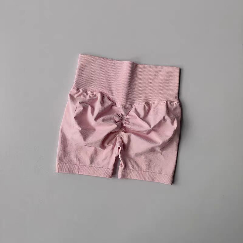 Qinelle High-Waist Sculpting Bike Shorts in Plum