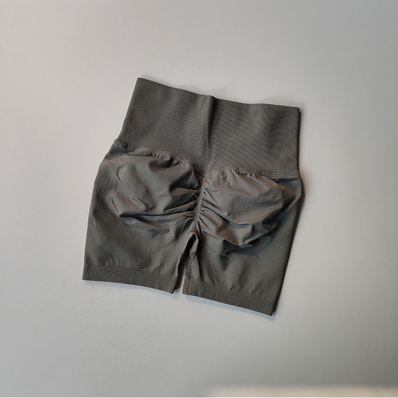 Qinelle High-Waist Sculpting Bike Shorts in Plum