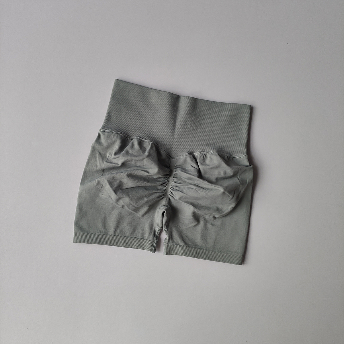 Qinelle High-Waist Sculpting Bike Shorts in Plum