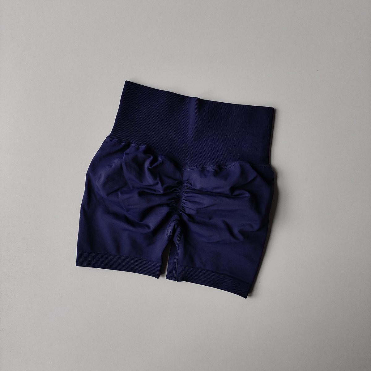 Qinelle High-Waist Sculpting Bike Shorts in Plum