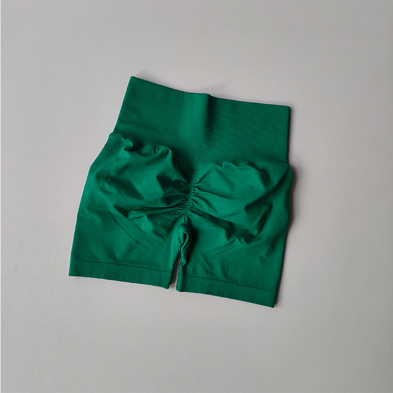 Qinelle High-Waist Sculpting Bike Shorts in Plum