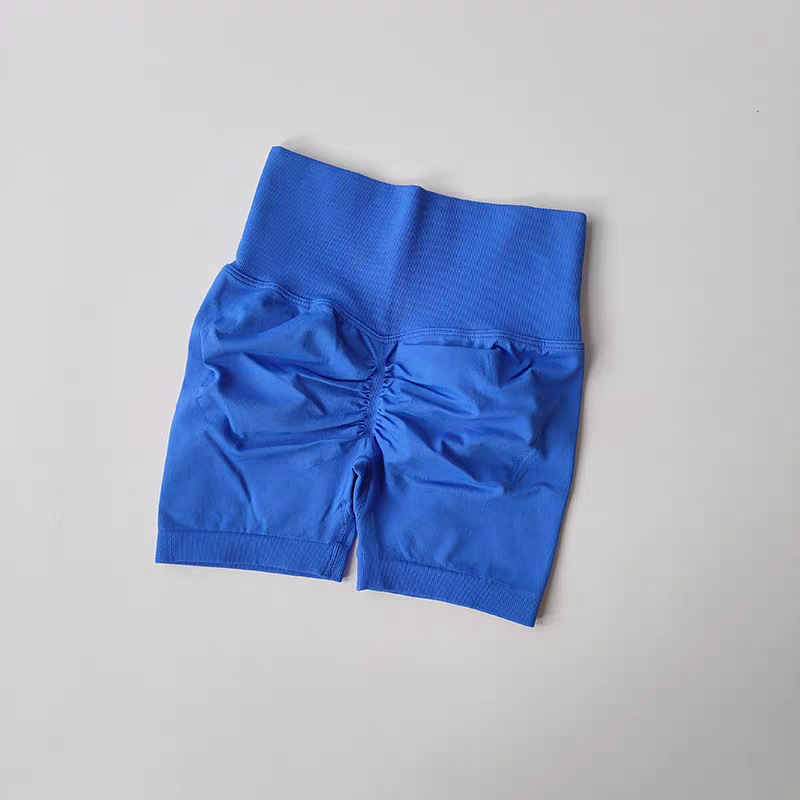 Qinelle High-Waist Sculpting Bike Shorts in Plum