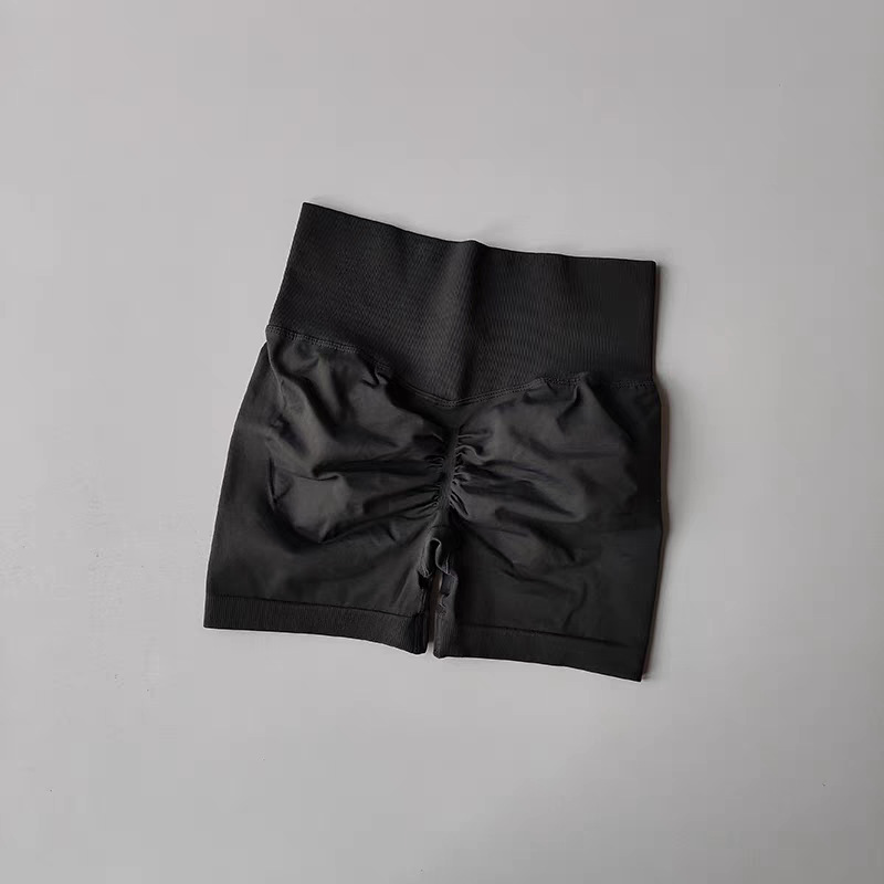 Qinelle High-Waist Sculpting Bike Shorts in Plum