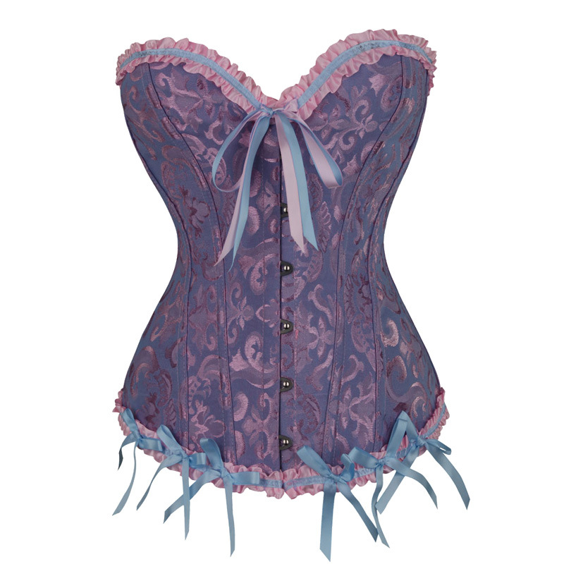 Qinelle Black Lace Strapless Corset Bustier Top