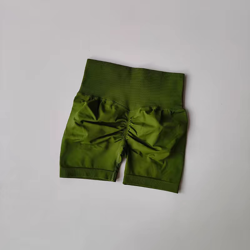 Qinelle High-Waist Sculpting Bike Shorts in Plum