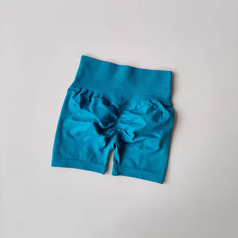 Qinelle High-Waist Sculpting Bike Shorts in Plum