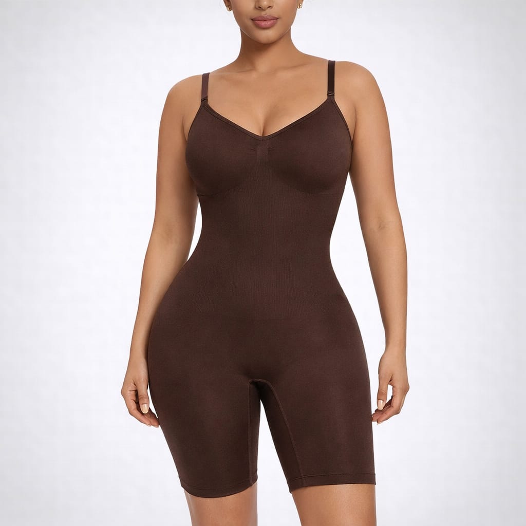 Everyday Sculpting Shapewear – Tummy Control Bodysuit – Everyday Sculpt Fit Seamless Sculpting Shapewear Top Solid - main view