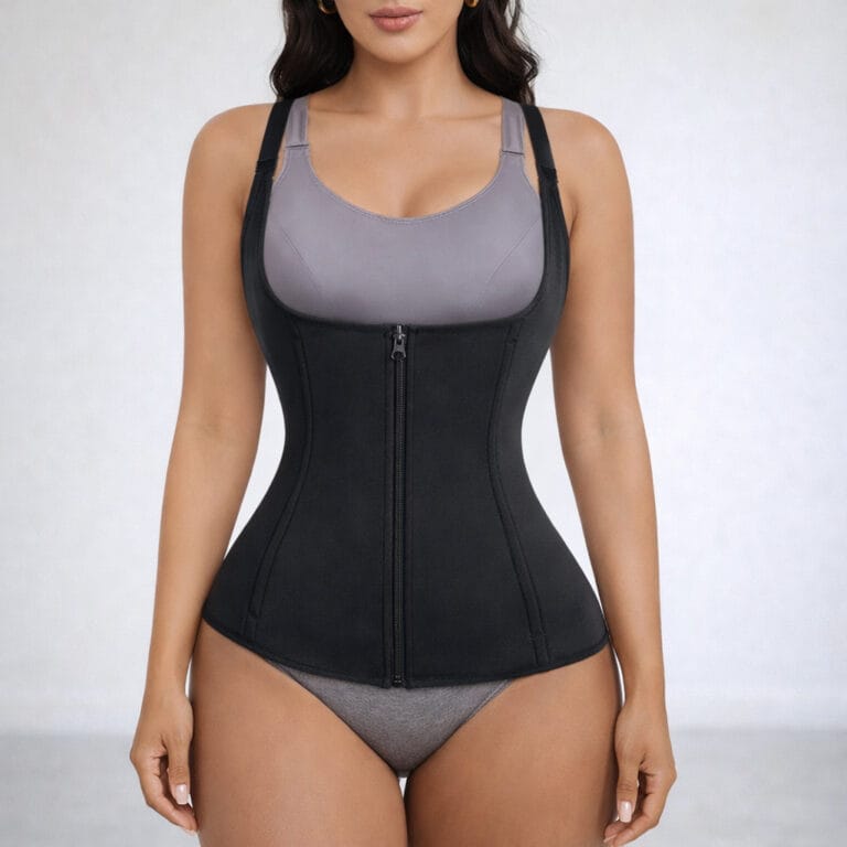 Seamless Sleeveless Front-Zip Shaping Bodysuit