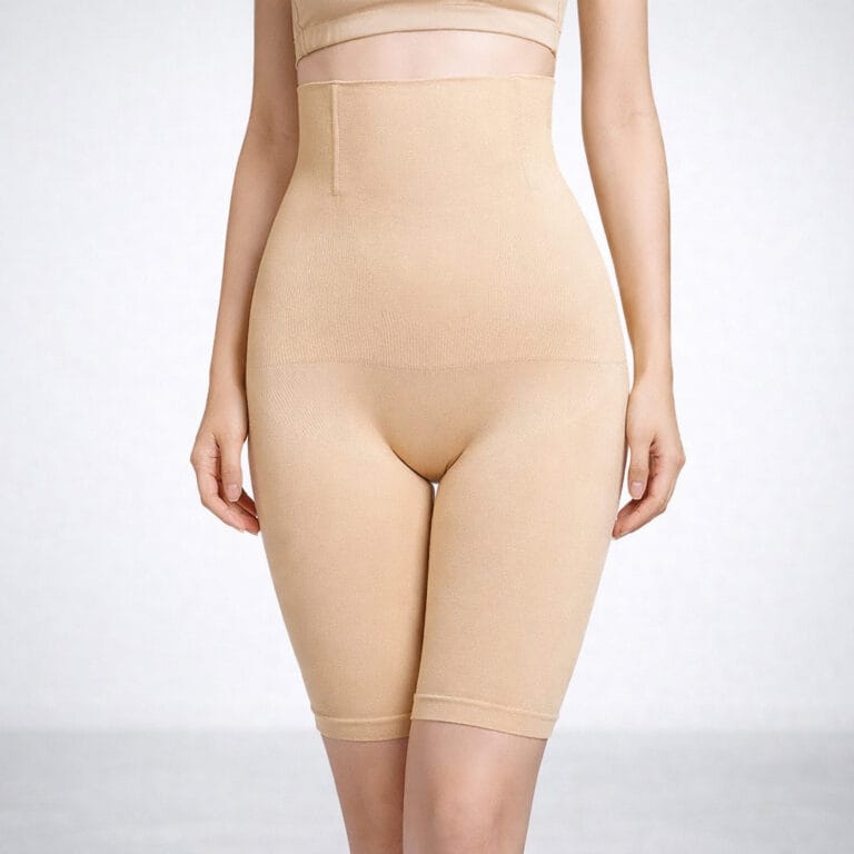 High-Waist Tummy Control Shaper Shorts – No Roll Down