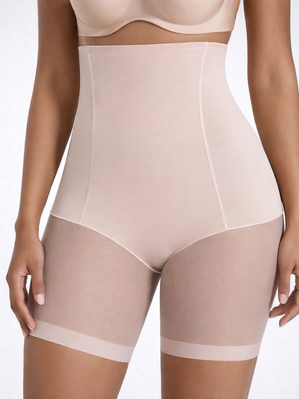 High-Waist Seamless Shaper Shorts with Thigh Coverage