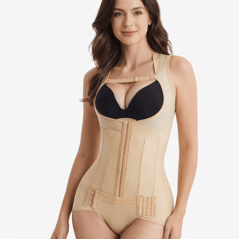 Sleeveless Front-Hook Post-Surgery Compression Bodysuit