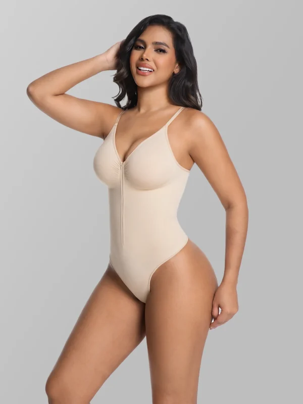 Seamless Spaghetti-Strap Shaping Bodysuit