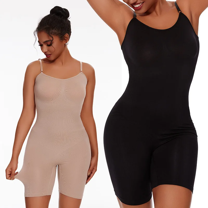 Everyday Sculpting Shapewear – Tummy Control Bodysuit – Flexible Body Support Seamless Sculpting Shapewear Top Solid - detail view