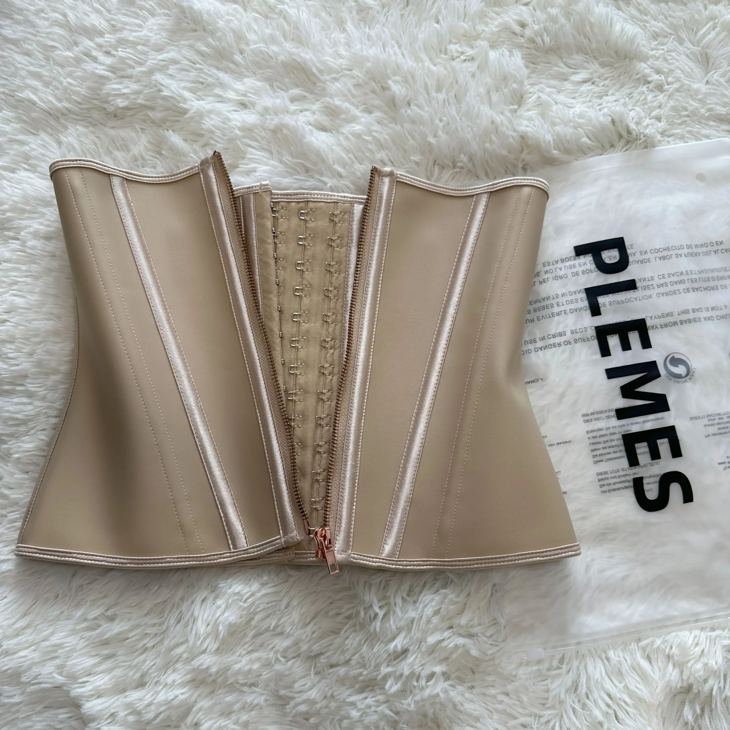 Qinelle Zip-Front High-Compression Waist Trainer Vest