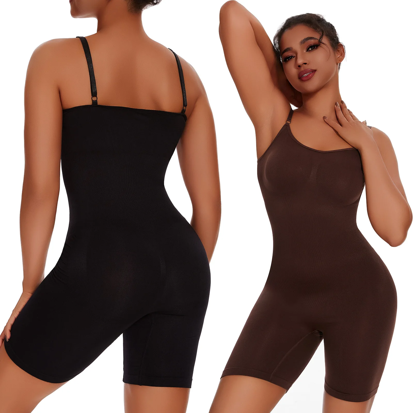 Everyday Sculpting Shapewear – Tummy Control Bodysuit – Everyday Sculpt Fit Seamless Sculpting Shapewear Top Solid - detail view