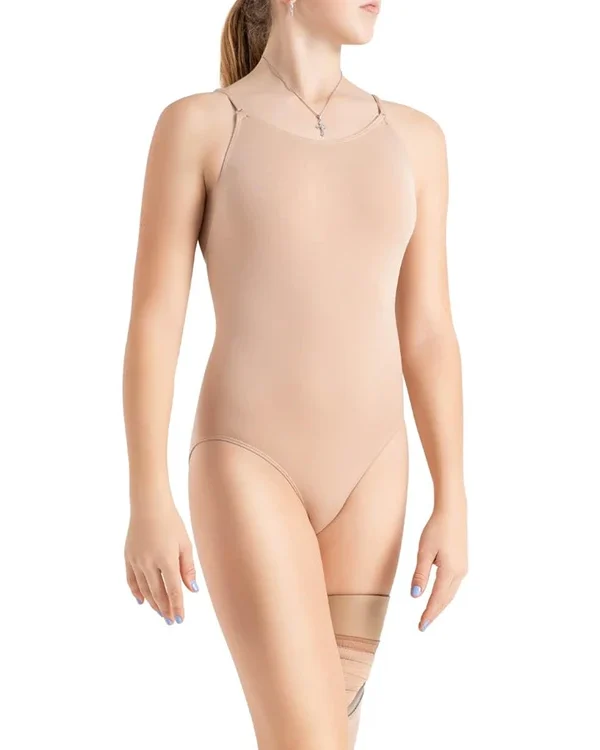 Seamless Spaghetti-Strap Thong Shaping Bodysuit
