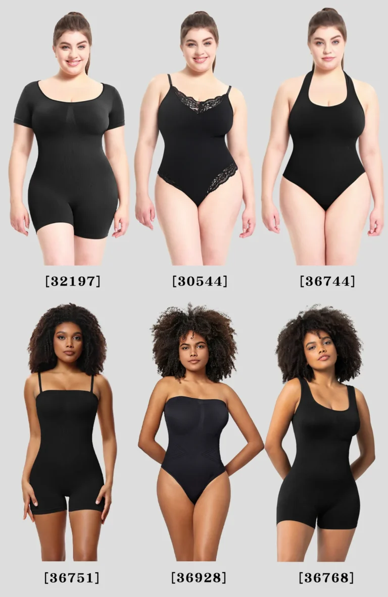 Seamless Spaghetti-Strap Shaping Bodysuit – Dark Brown