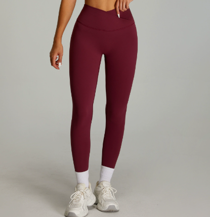 Qinelle High-Waist Sculpting Leggings in Soft Pink