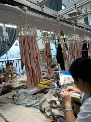 Qinelle garment factory production line