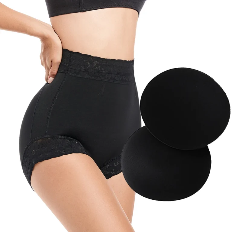 Qinelle high-waist padded butt-lifting shaping shorts original view 03