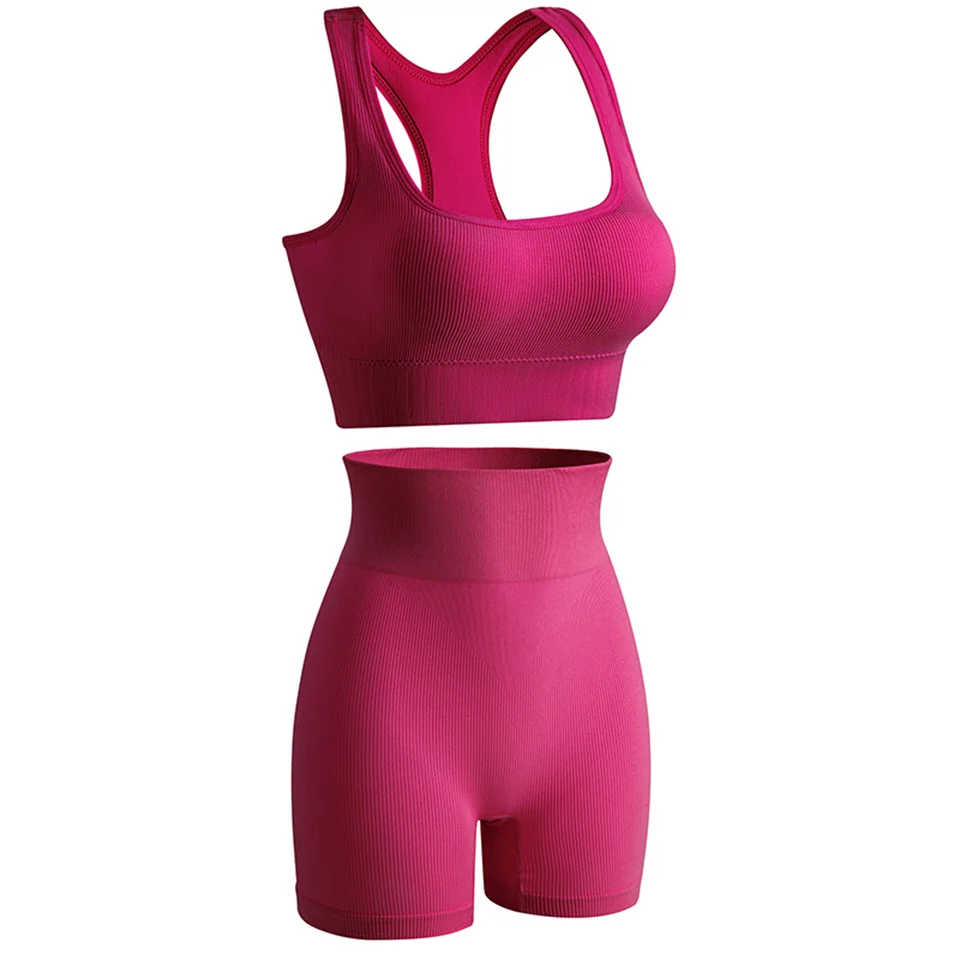 Qinelle sports bra and high-waist shaping shorts original product view 06