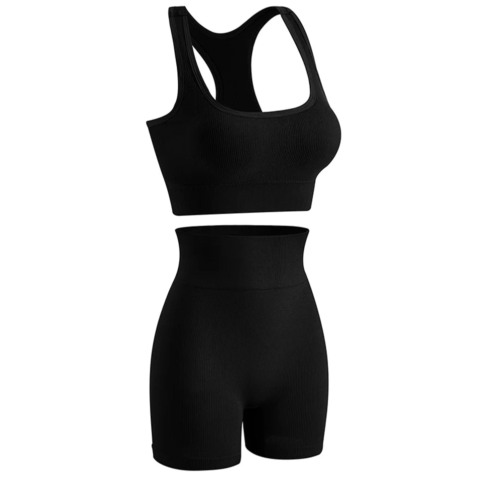 Qinelle sports bra and high-waist shaping shorts original product view 07