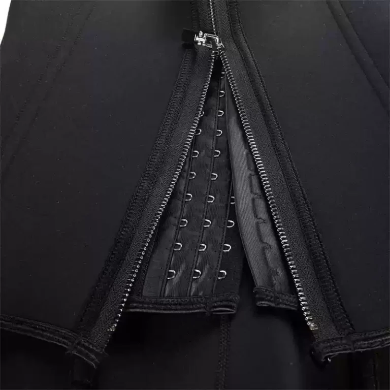 Inner hook rows behind the outer zipper