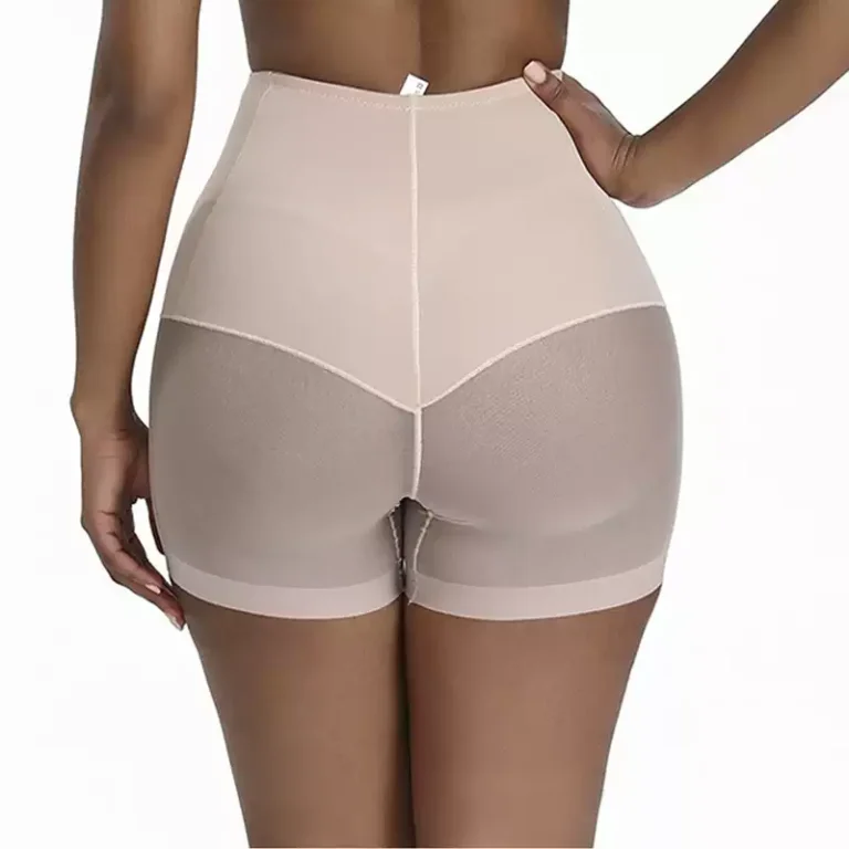 Skin high-waist shaping shorts back view