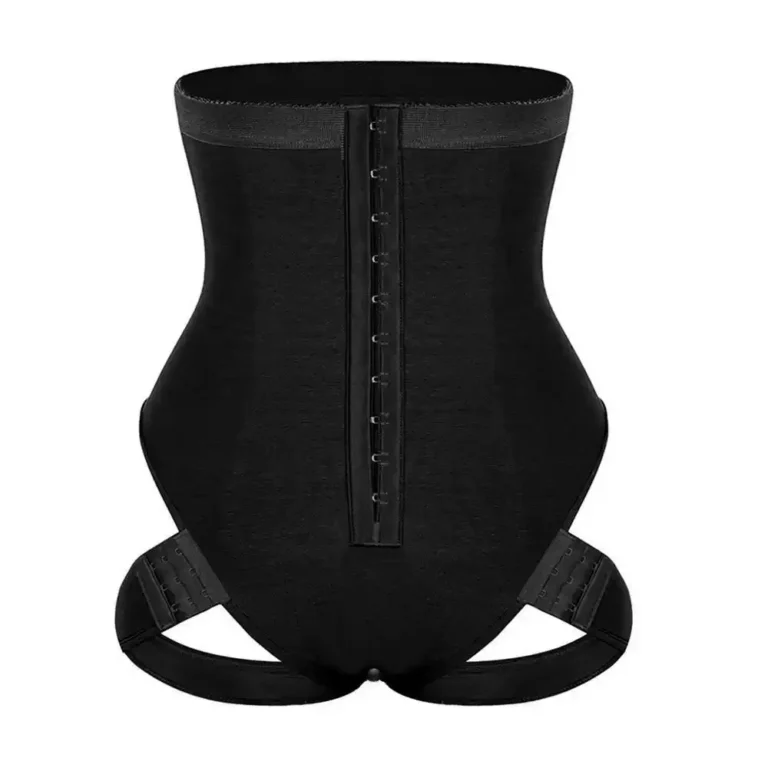 Qinelle 29116 Black flat-lay high-waist body shaper