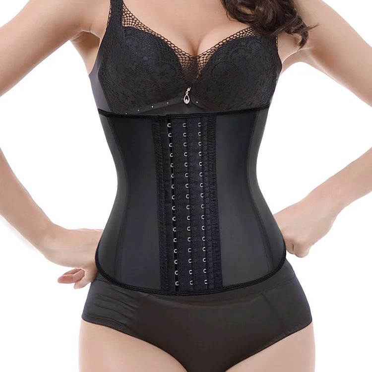 Hook-and-Eye Waist Trainer Corset Belt, front product view