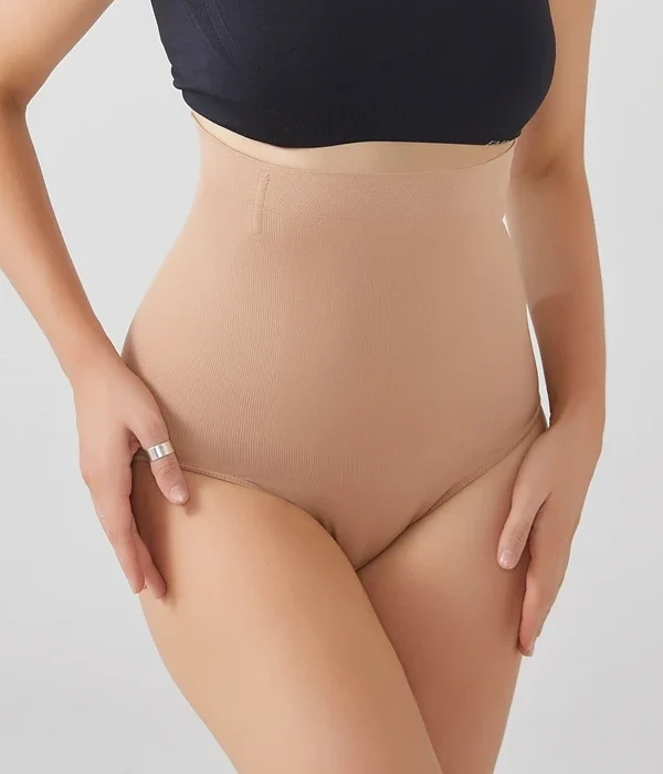 High-Waist Tummy-Control Shaping Brief, front product view