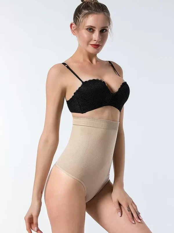 High-Waist Seamless Thong Shaper – clean front model view
