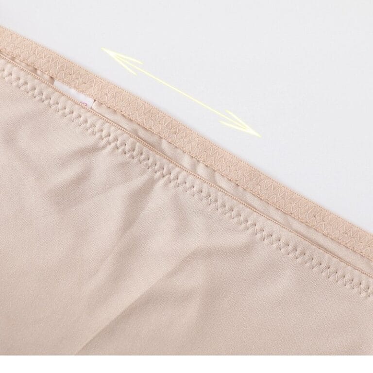 Nude padded hip shapewear shorts waistband and stitching detail